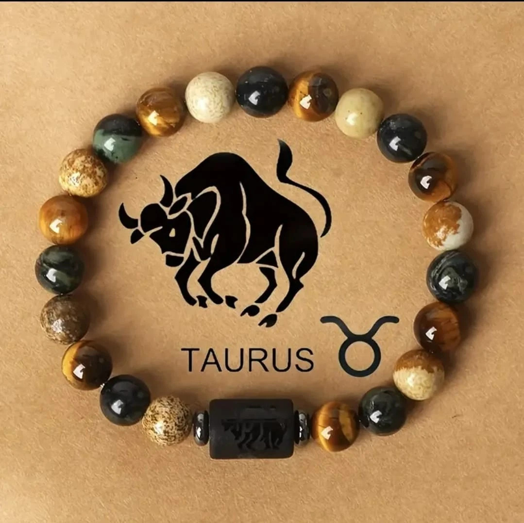 1x Zodiac Constellation Triple Protection Bracelet Handmade Gift Friend & Family