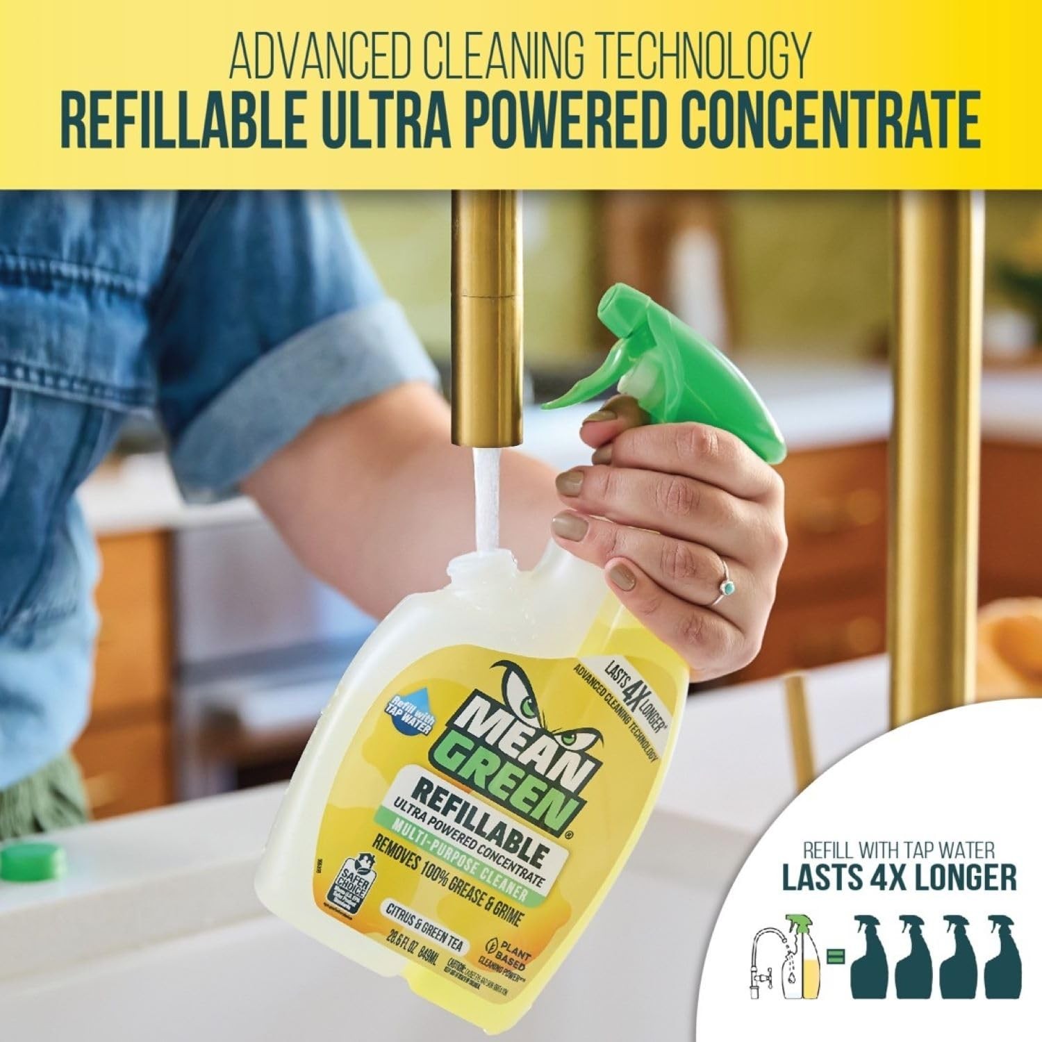 Mean Green Refillable Ultra Powered Multi-Purpose 14.3 Fl Oz (Pack of 1)