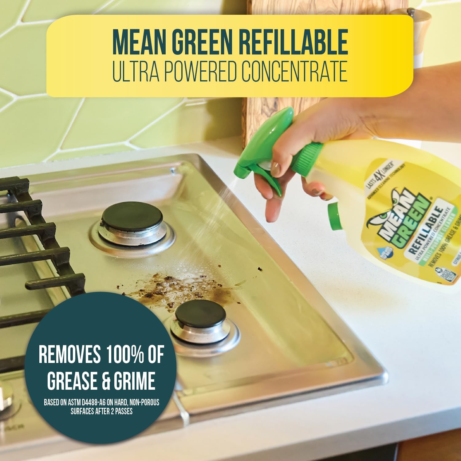 Mean Green Refillable Ultra Powered Multi-Purpose 14.3 Fl Oz (Pack of 1)