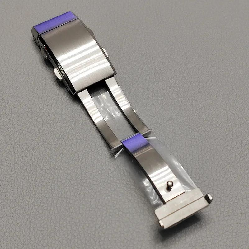 18/20/22mm 316L Stainless Steel Watch Clasp Adjustable Folding Buckle Metal