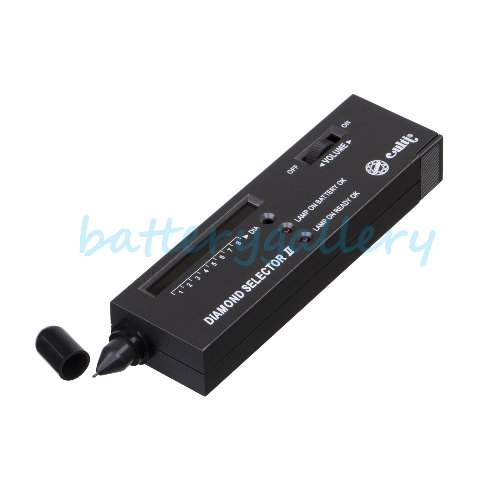 Jeweler diamond tool kit : Portable Diamond Tester – 60X Illuminated Loupe