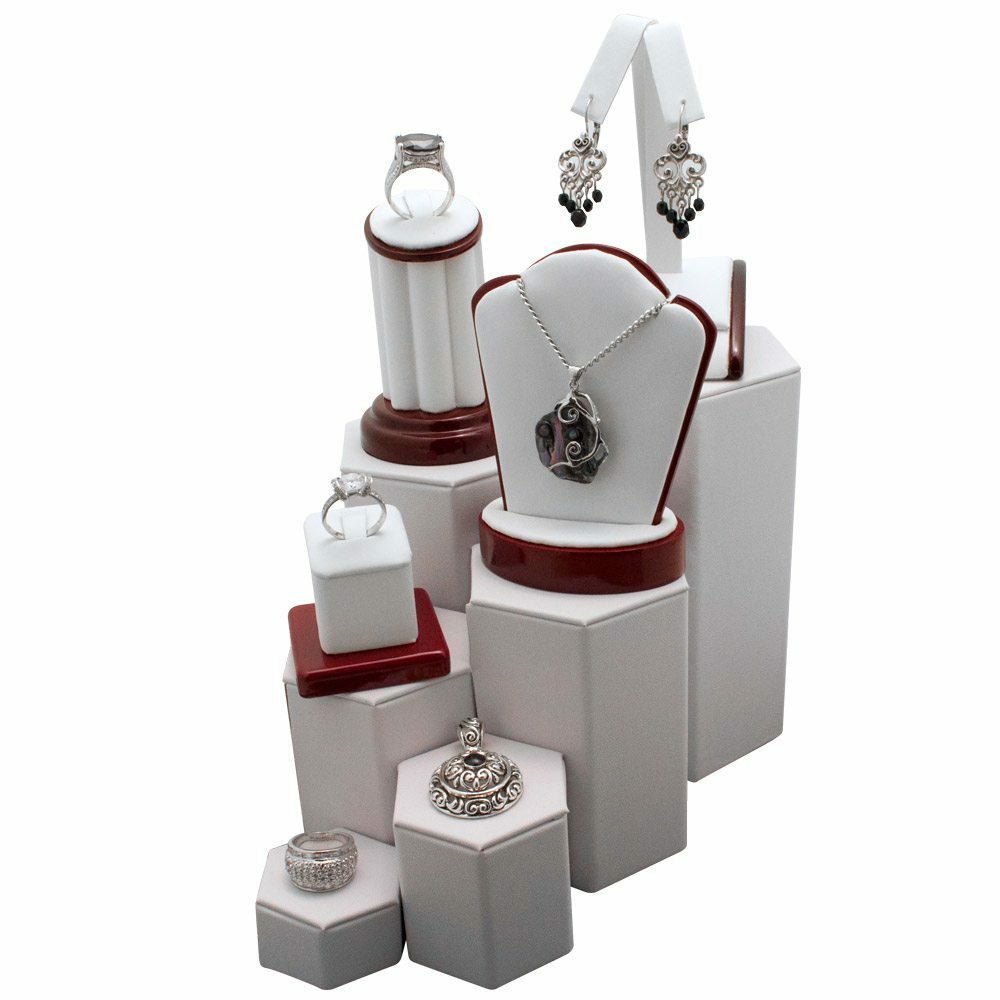 LOT OF 6 Pcs MODERN RISERS SET Tall RISERS JEWELRY DISPLAY Jewelry Stands