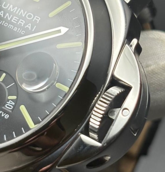 Stunning Panerai Luminor Marina Box & Papers 44mm Steel Men’s Watch PAM00090