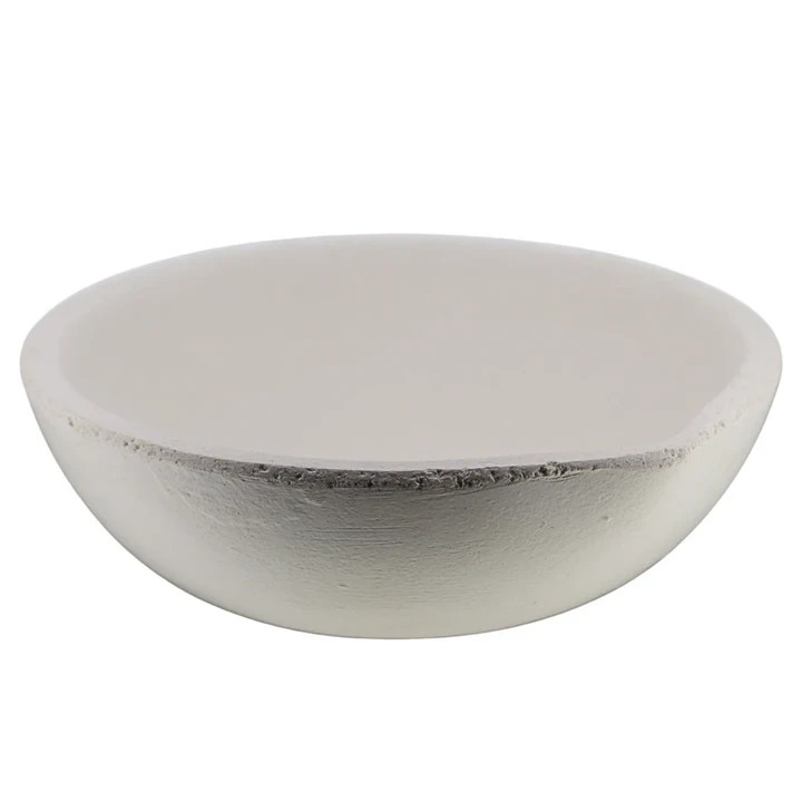 400 Gram Ceramic Alumina Crucible Dish Cup Melting Casting Refining Gold Silver
