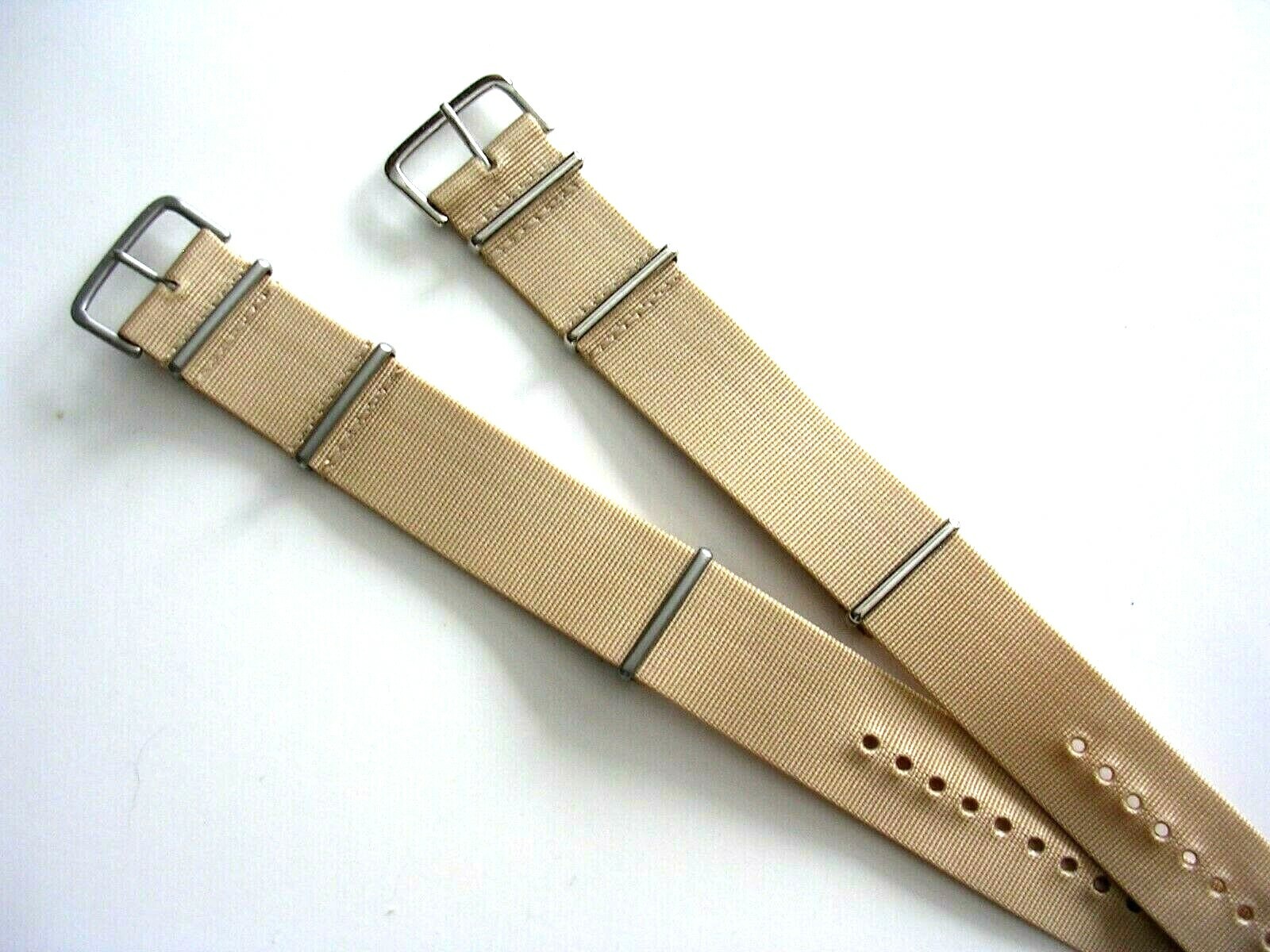 Tan NATO G10 strap prem Ballistic nylon military Mil Spec MoD watchband USA ship