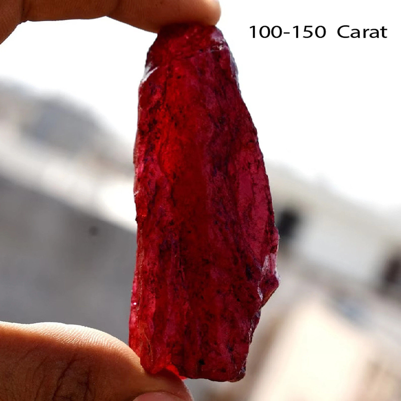 A+ Certified 999 Ct Natural Uncut Red Ruby Rough Gemstone Best Gift For Mom