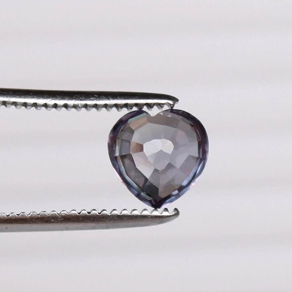 7.00 Ct. Rare Natural Alexandrite Vivid Color Change Heart Shape Loose Gemstone