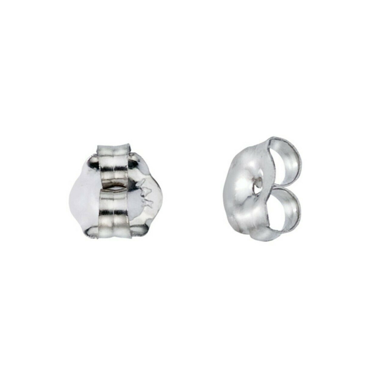 2 ct. Moissanite Stud Earrings – Solid 14k White Gold – Stunning & Sparkling