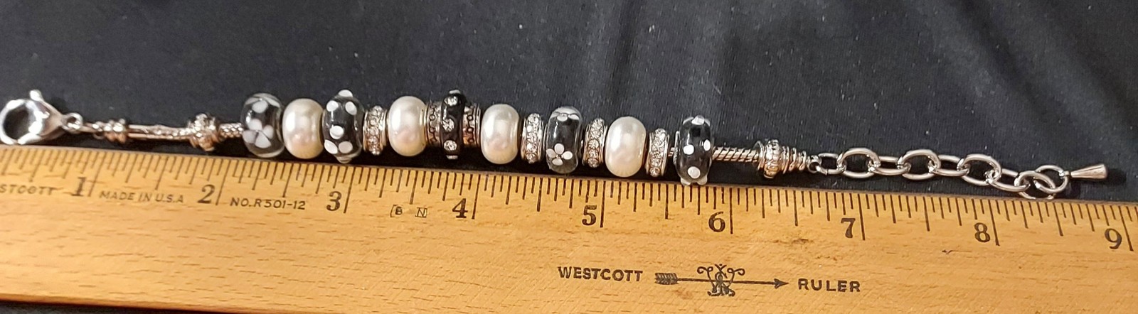 Vintage Bella Perlina Personalized Jewelry Bracelet – Boxed – NOS – 7in-9in