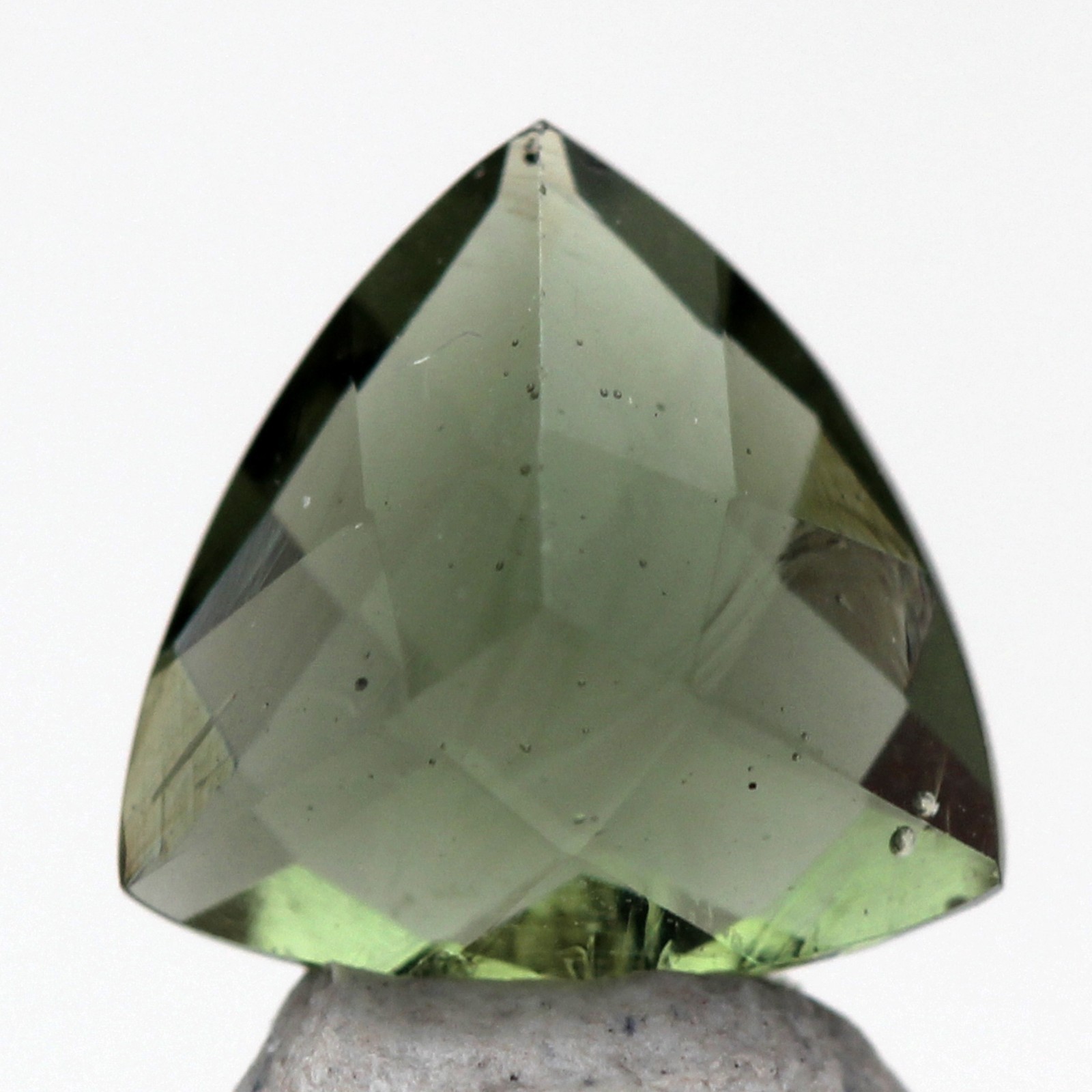 FACETED MOLDAVITE Meteorite Tektite Mineral Specimen Natural Gem US Seller IMCA#