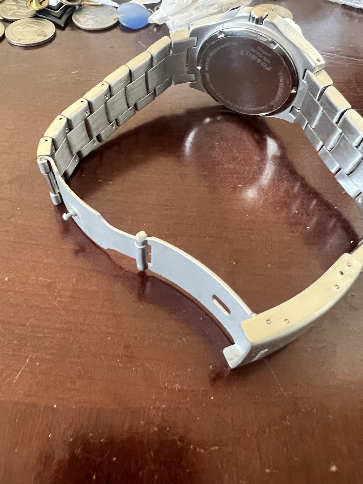 Fossil Men’s 2009 NCAA basketball Championship Watch Great Condition