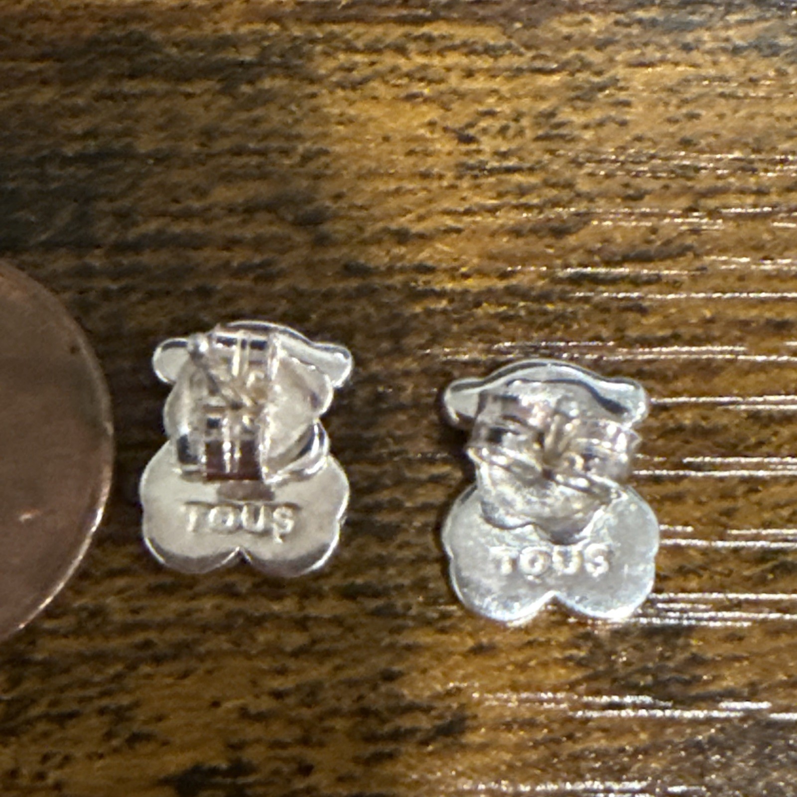 TOUS brand teddy bear stud earrings featuring colorful enamel detailing
