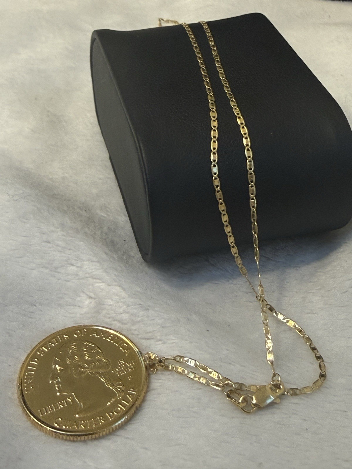 10kt solid yellow gold 1.3mm mariner chain 18” Inch Necklace New Stamped Dainty