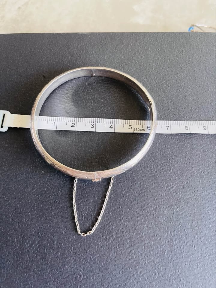 Two 925 sliver bangle/bracelets