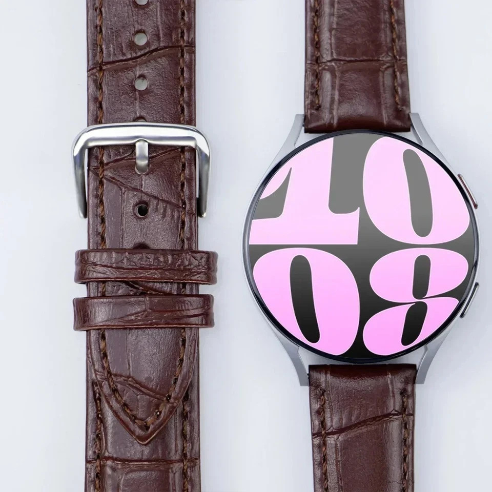 Genuine Leather Mens Watch Strap Band Brown Black 12mm 14mm 16mm 18mm 20mm 22mm