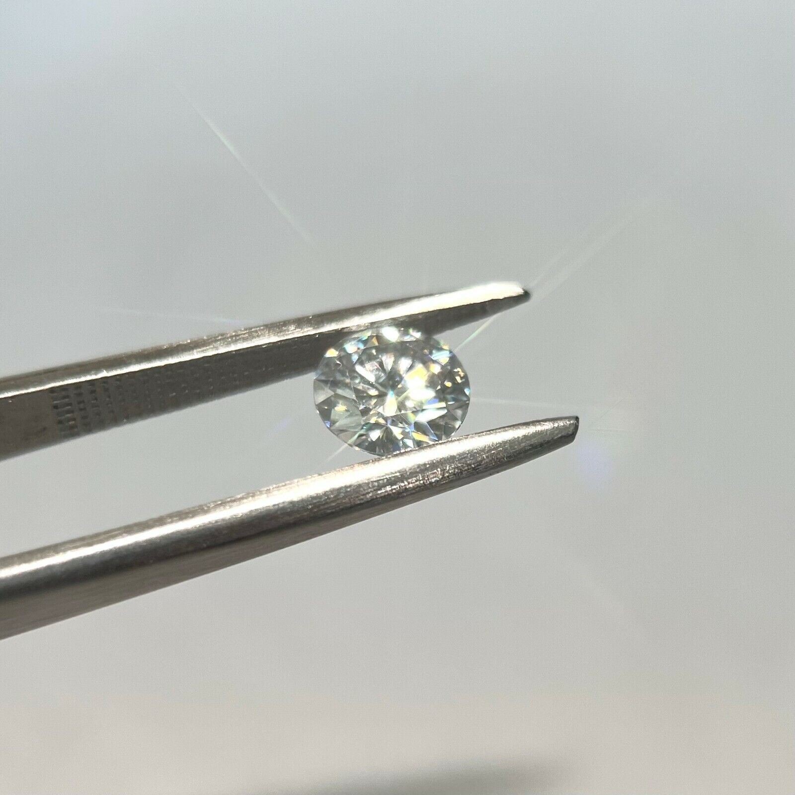 1.00 Carat Moissanite GRA Certified D Color VVS1 6.5MM Round Brilliant
