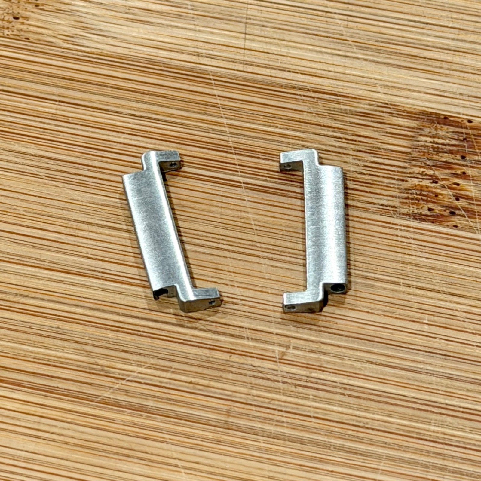 22mm Strap Adapter for 20mm Watch Lugs Quick Release Stainless Steel Brushed
