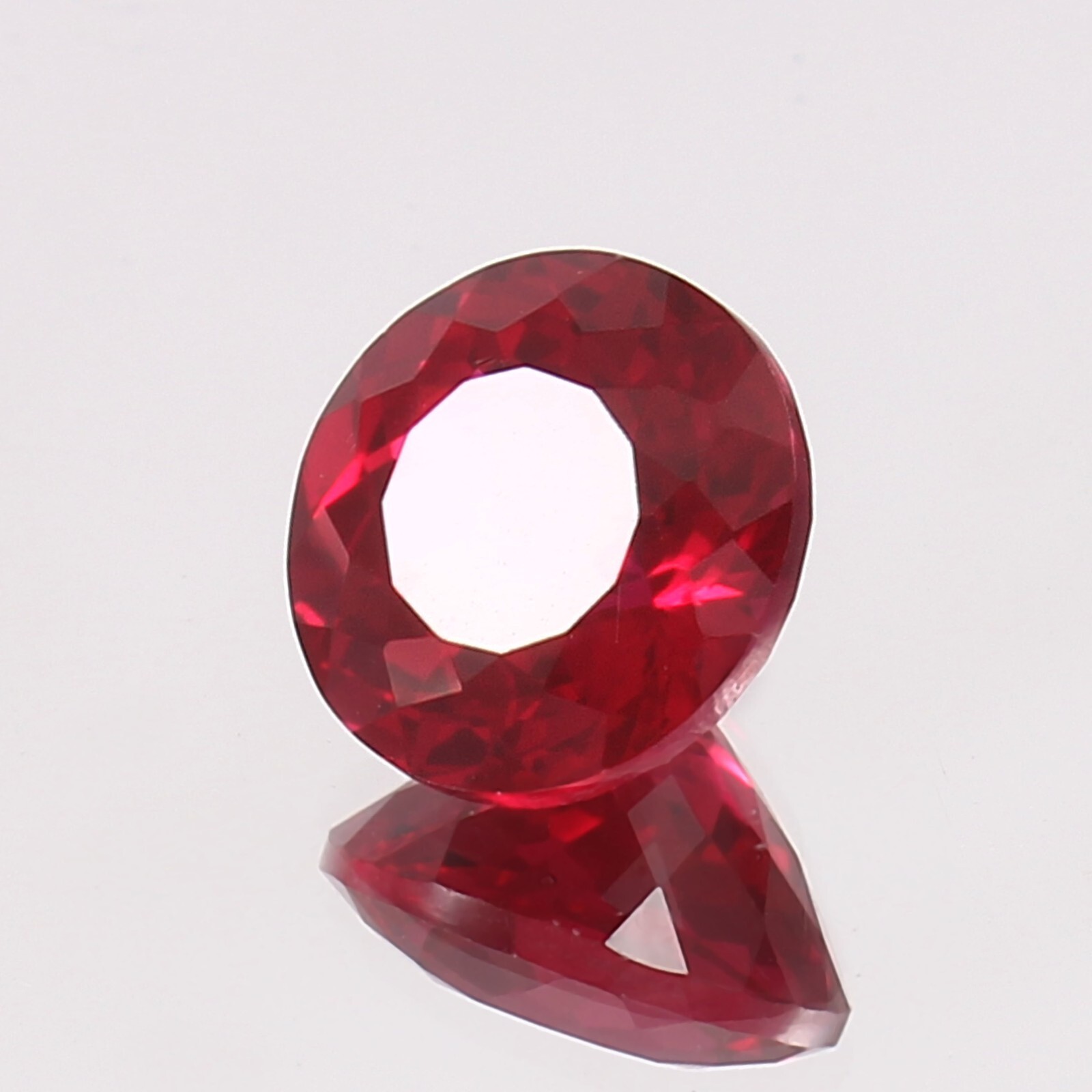 AAA Natural Flawless Mozambique Blood Red Ruby Loose Round Gemstone Cut 6×6 MM
