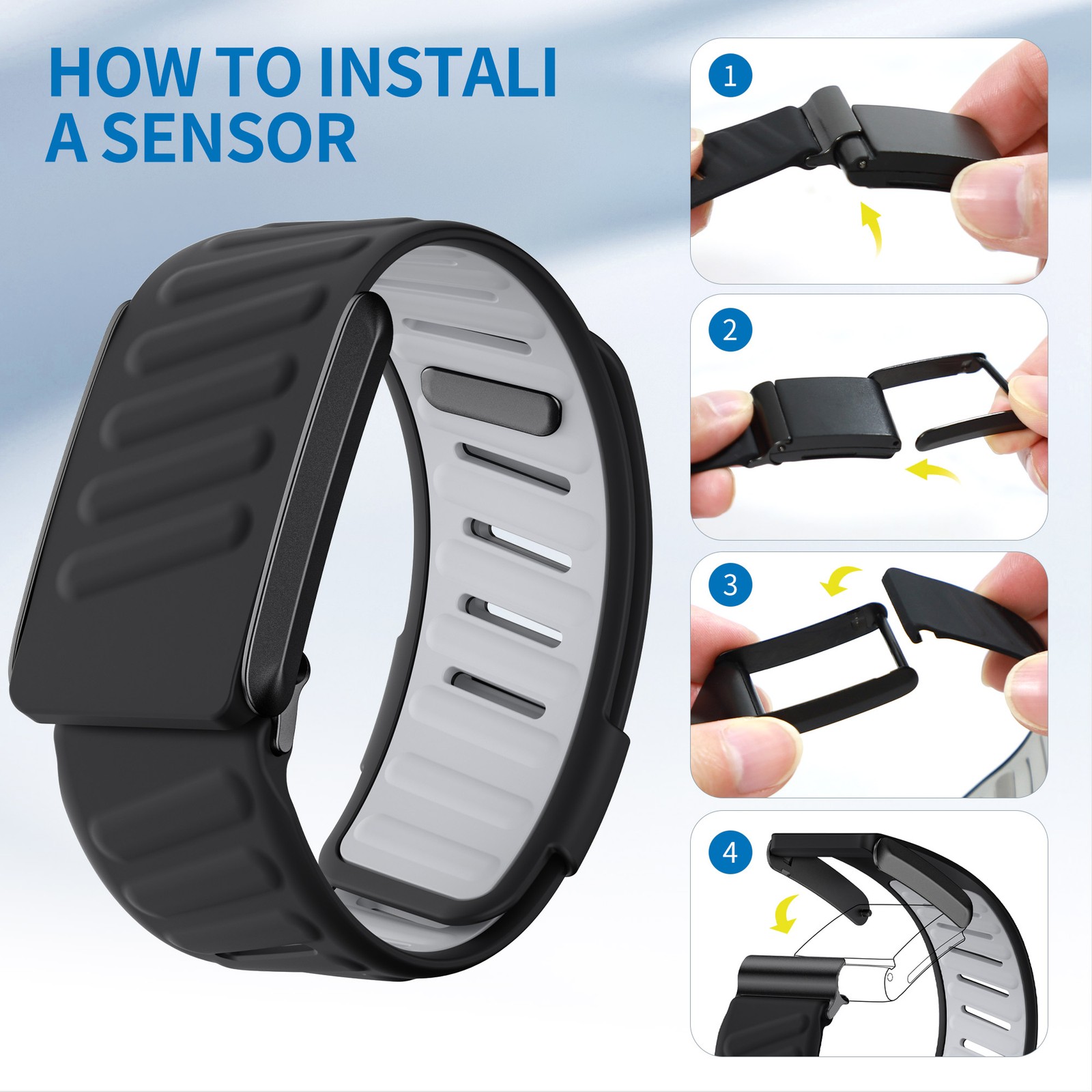 Adjustable Replacement Band Strap for Whoop 5.0MG / 5.0 / 4.0 Soft Silicone NEW