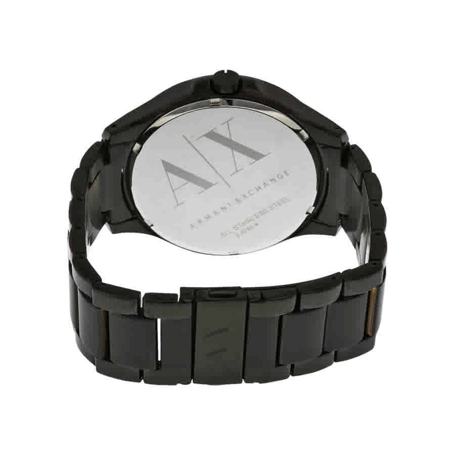 Armani Exchange Hampton Black Dial Black Ion-plated Men’s Watch AX2104