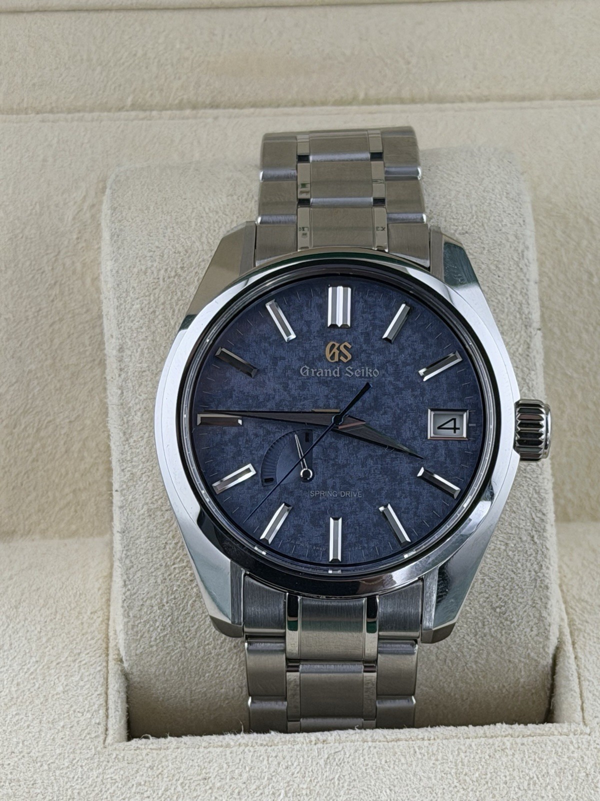 2024 Grand Seiko Blue Kirazuri 40mm Stainless Steel Automatic Watch SBGA507 B+P