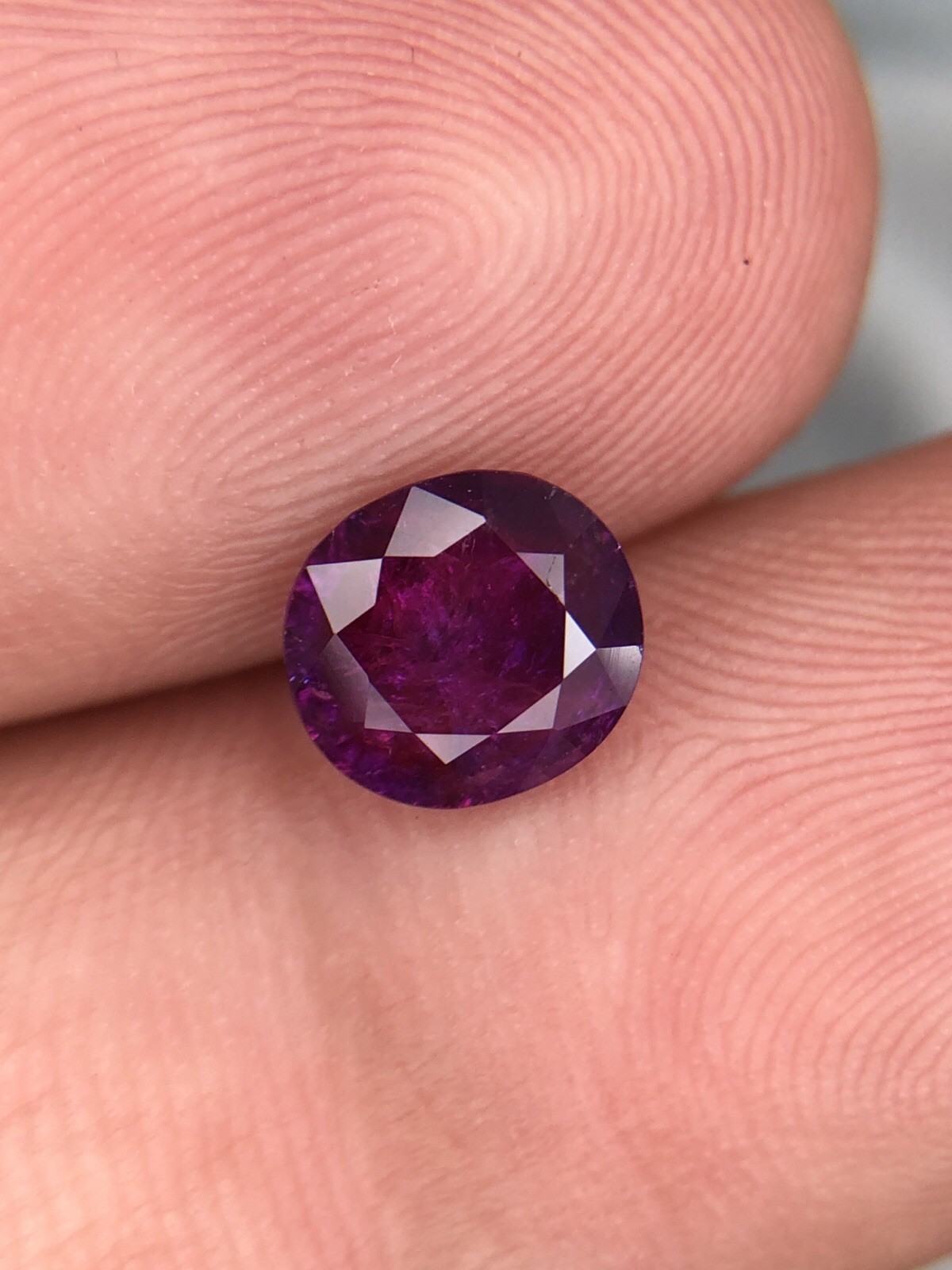 1.35 Carats Beautiful ruby pink Color and beautiful Faceted Piece 😍