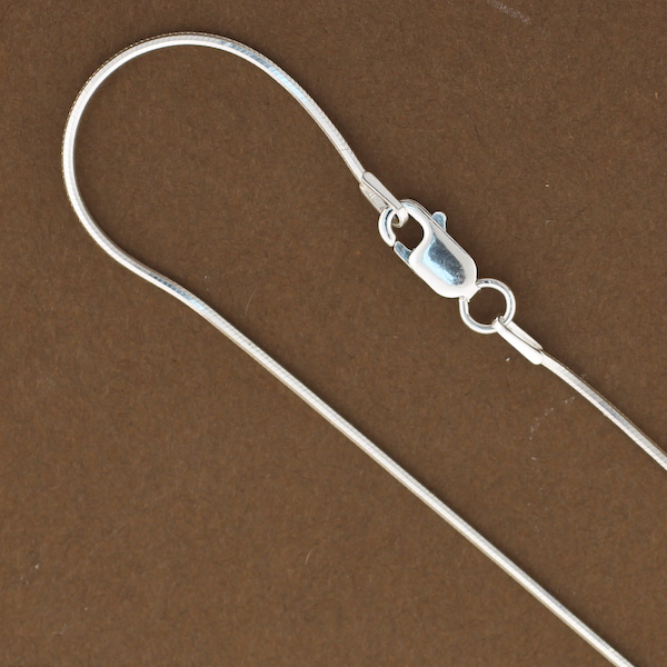 .925 Sterling Silver Mirror Snake Chains. Wholesale Chains16″,18″,20″,22″,24″,30