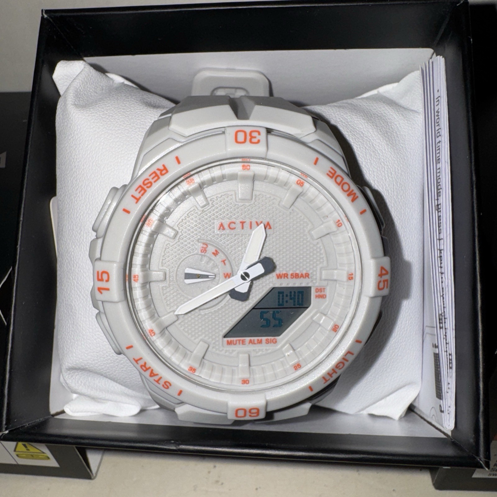 Activa Spry X Invicta Digital Essentials Men 53mm ABS Grey SK160 ACW2583-002