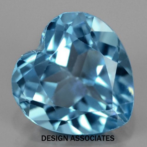 SKY BLUE TOPAZ 7.0 MM HEART CUT AAA ALL NATURAL (166785)