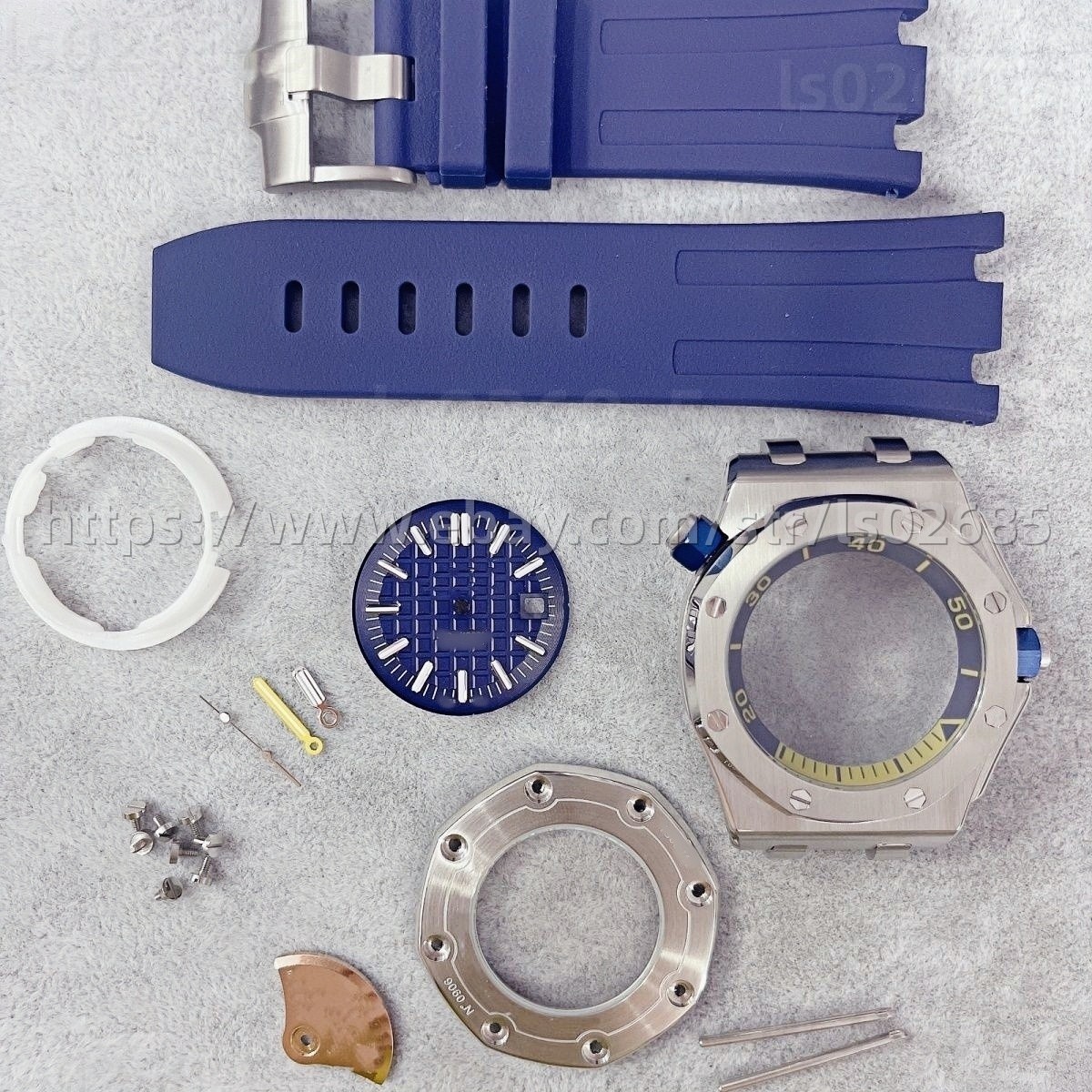 DIY Solid Stainless Steel Watch Case Accessories Kit Fit 8215 8200 2813 Movement