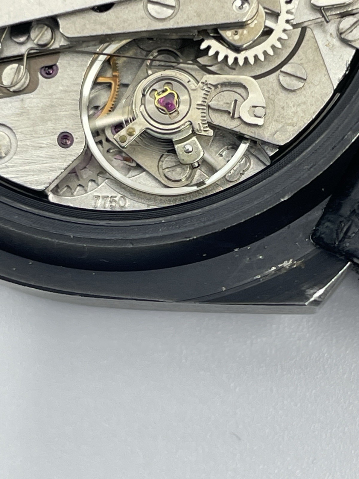 LeJour 7000 Chronograph Valjoux 7750 Black PVD, Serviced, Top Gun Era – 41mm