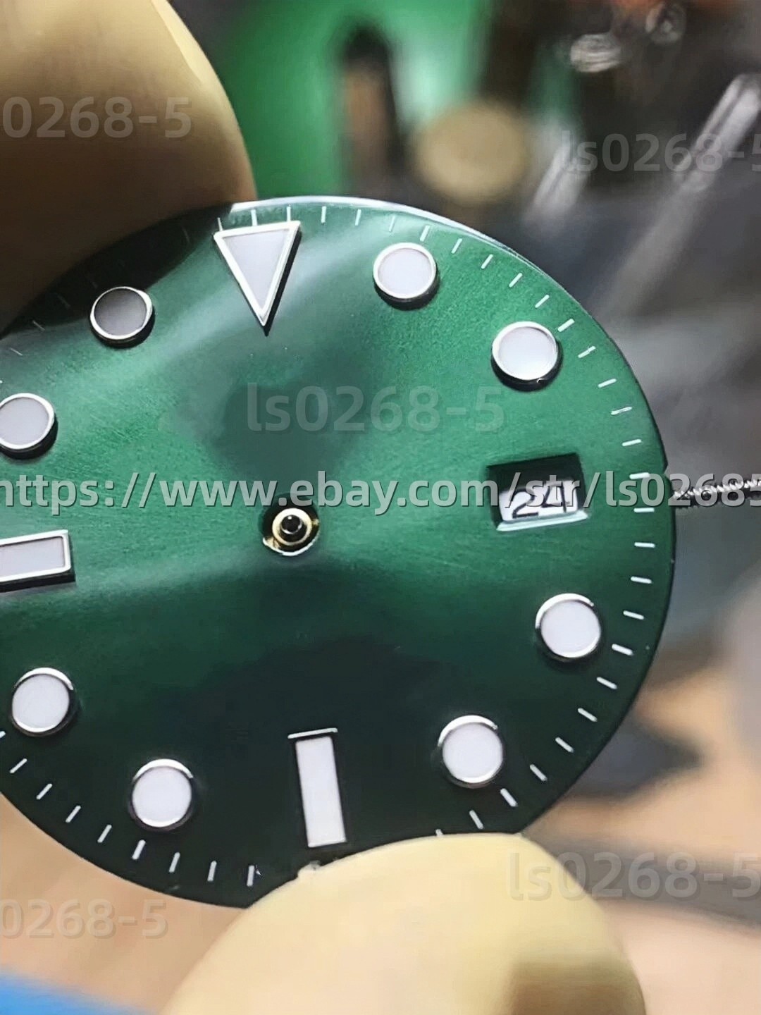 DIY SET for3235 3130 3135 watch case + dial + hands + Strap sapphire 41mm