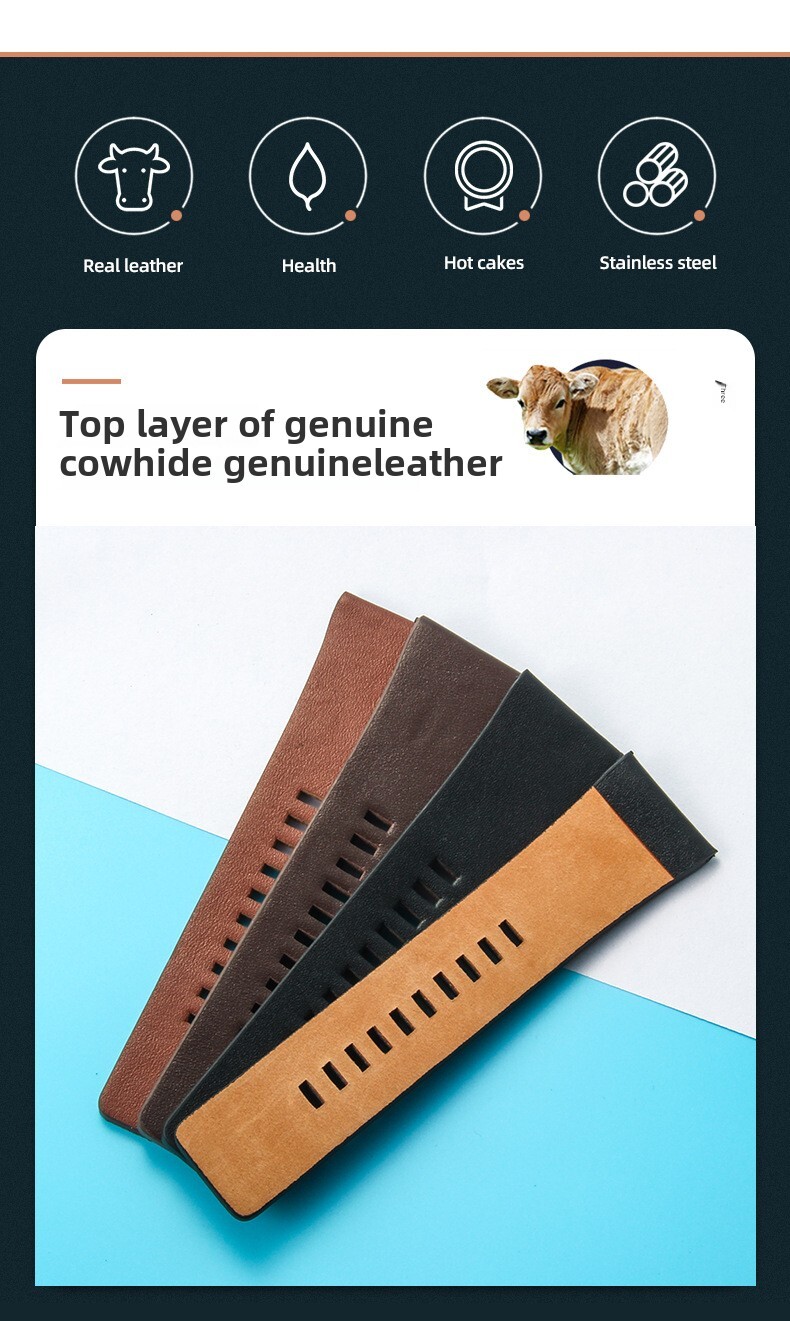 Genuine Leather Watch Band Strap for Diesel DZ7332 7314 7311 22 24 26 28 30 32mm