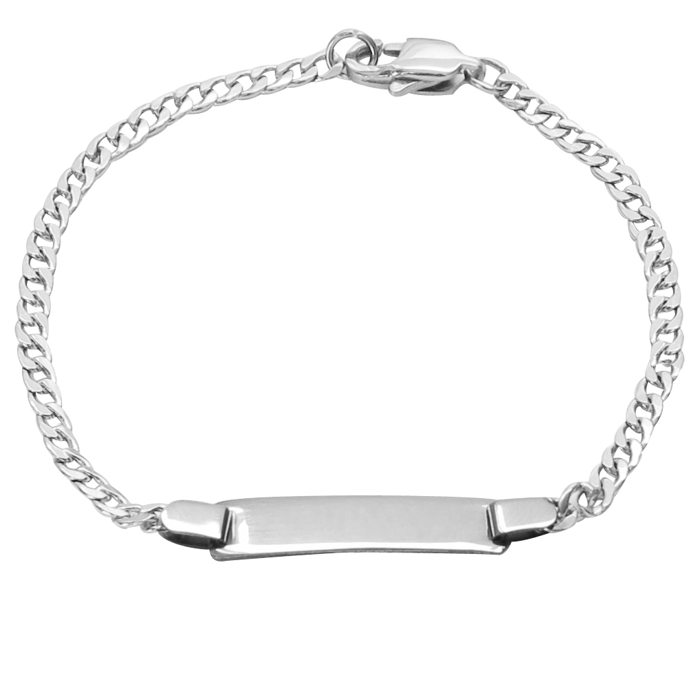 Personalized Gold Name Plate Id Bracelets for Name Plate Bracket