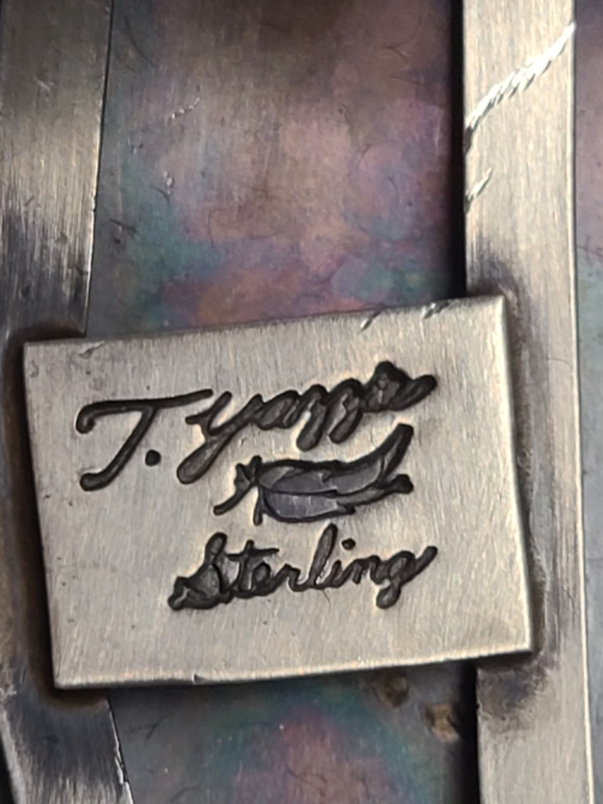 Turquoise & Sterling Silver Bracelet – Tim Yazzie-Saddle
