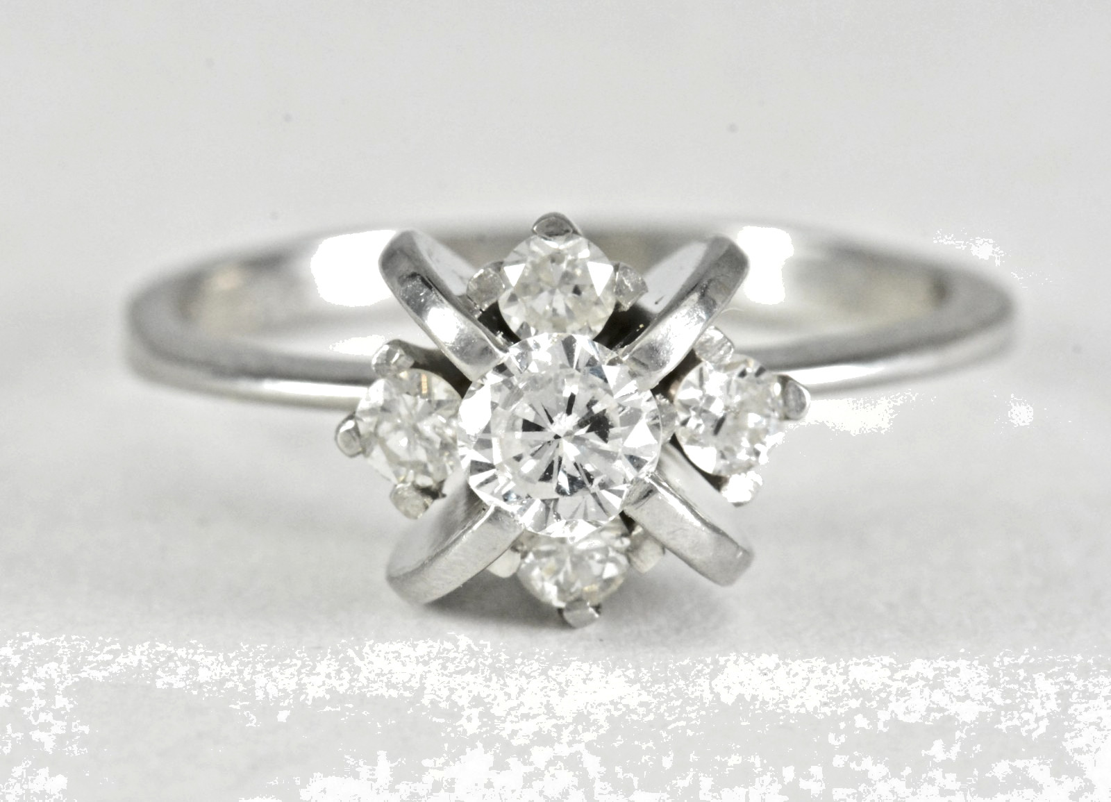 .63ctw Diamond Solitaire with Accents Engagement Ring 950 Platinum lot 5