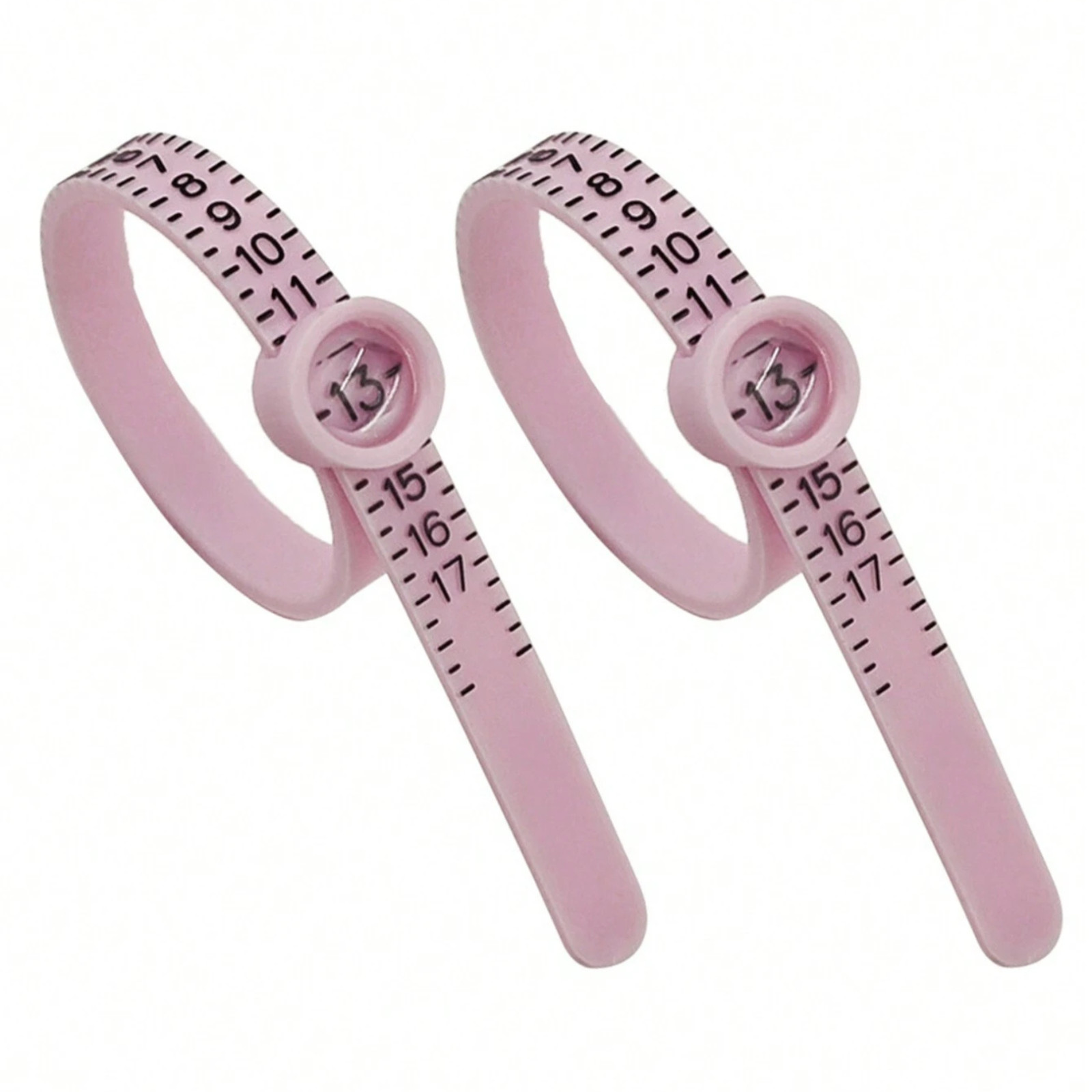 Ring Sizer Finger Measure Gauge US Sizes 1-17 Reusable Ring Sizer Measuring Tool