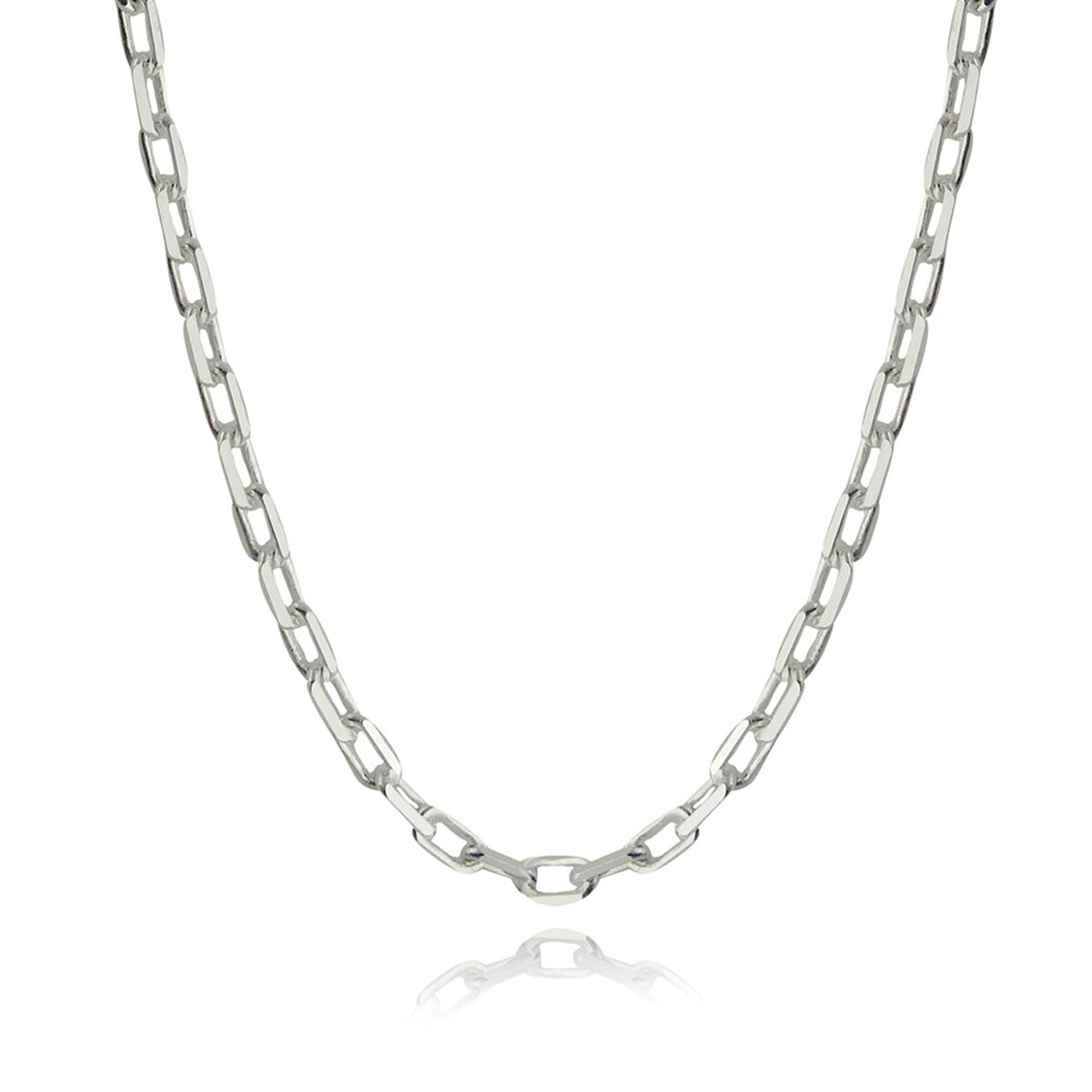 3.1mm Anchor Chain Necklace – 925 Sterling Silver – 16″-30″ Italian 080 Gauge