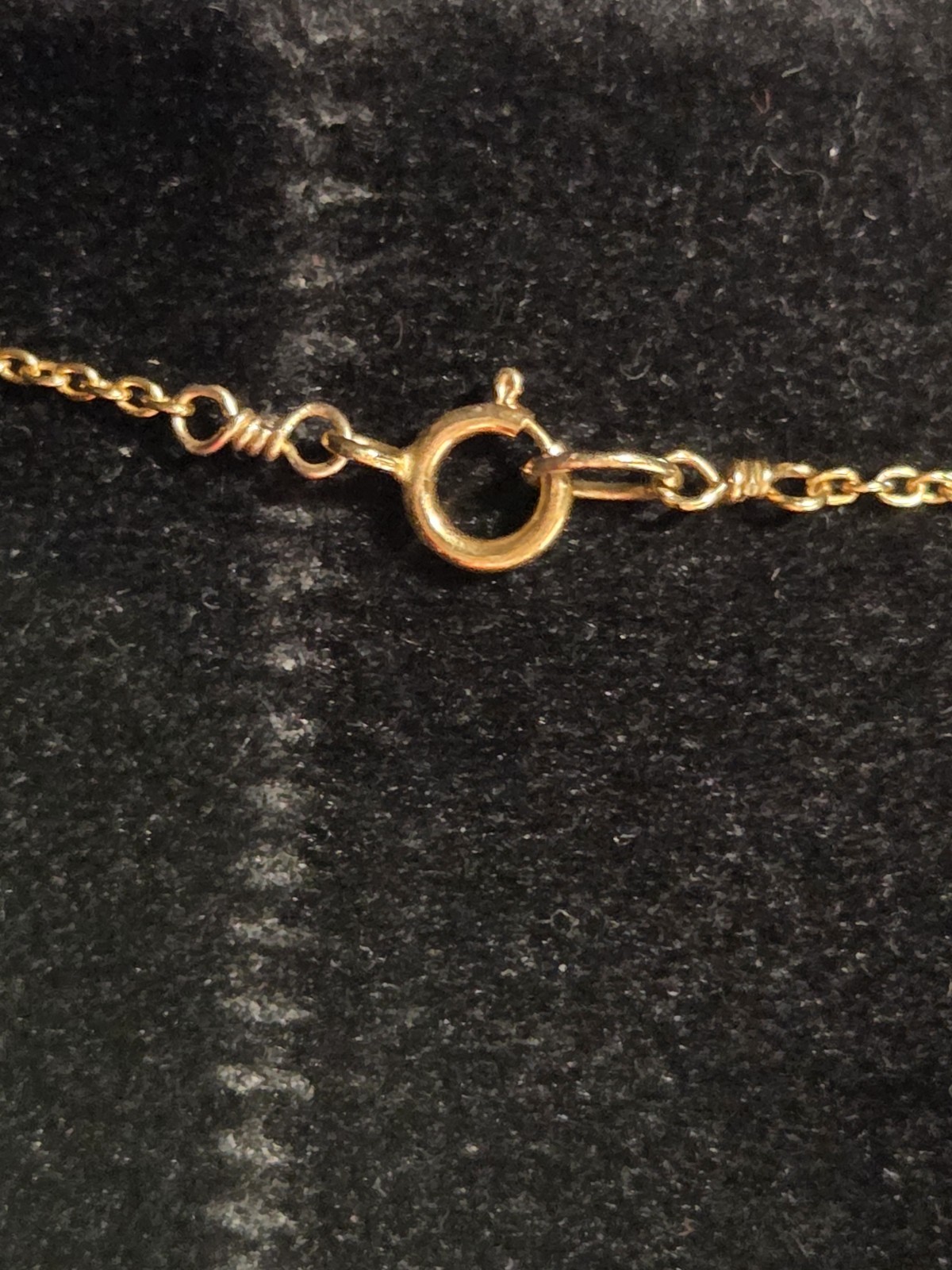 14K Gold Filled Triple Circle Pendant Necklace 18″ 1/20 14KGF