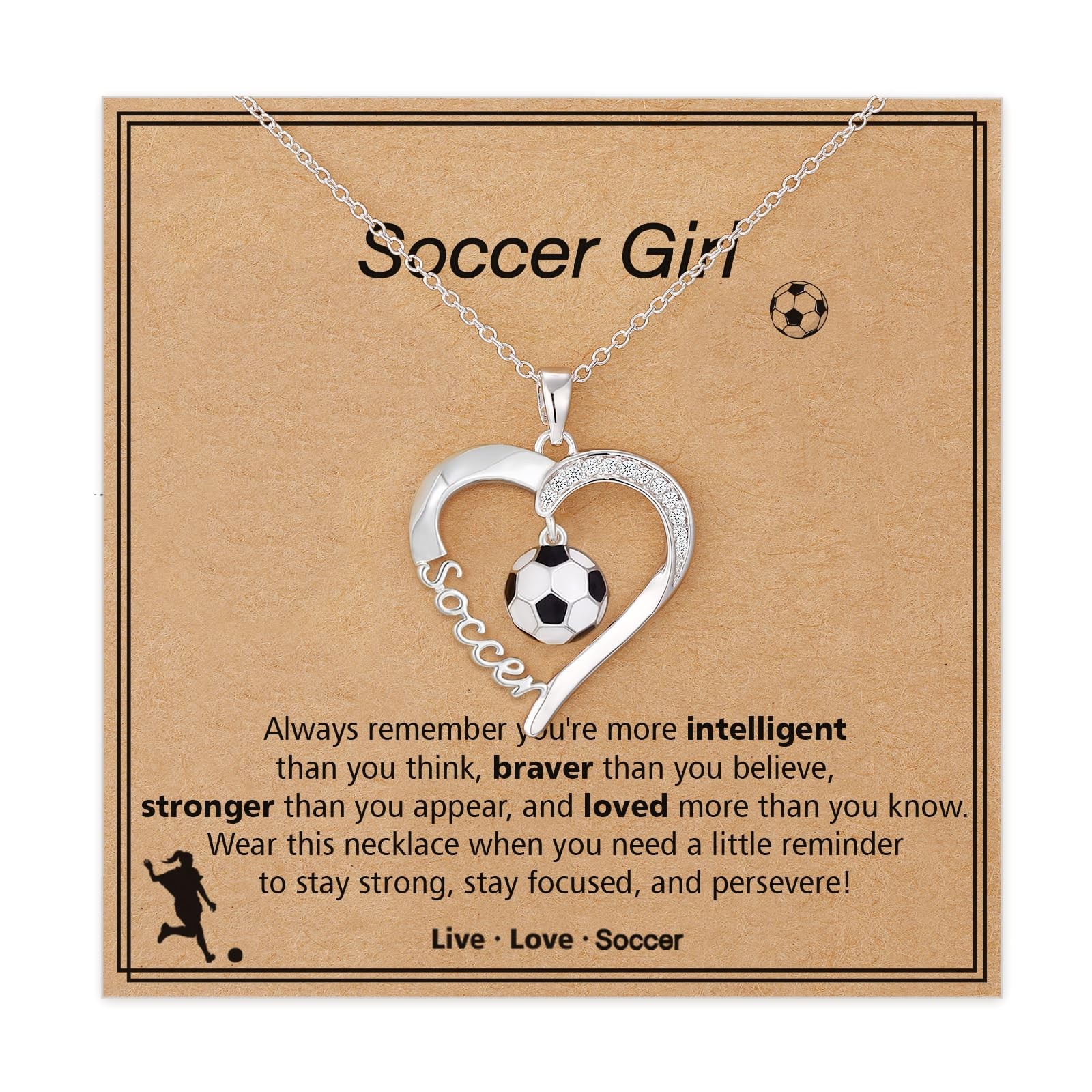 Sports Necklace Girl Jewelry Adjustable Pendant Gift Birthday Christmas Accesory