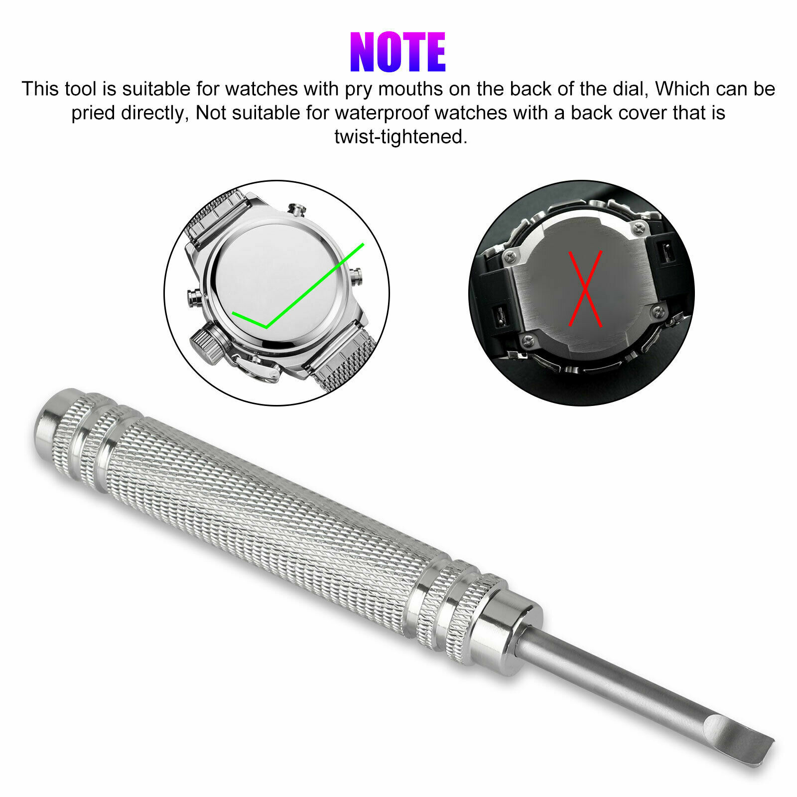 Watch Back Case Cover Opener Repair Kit Tool Battery Remover Wrench Adjustable