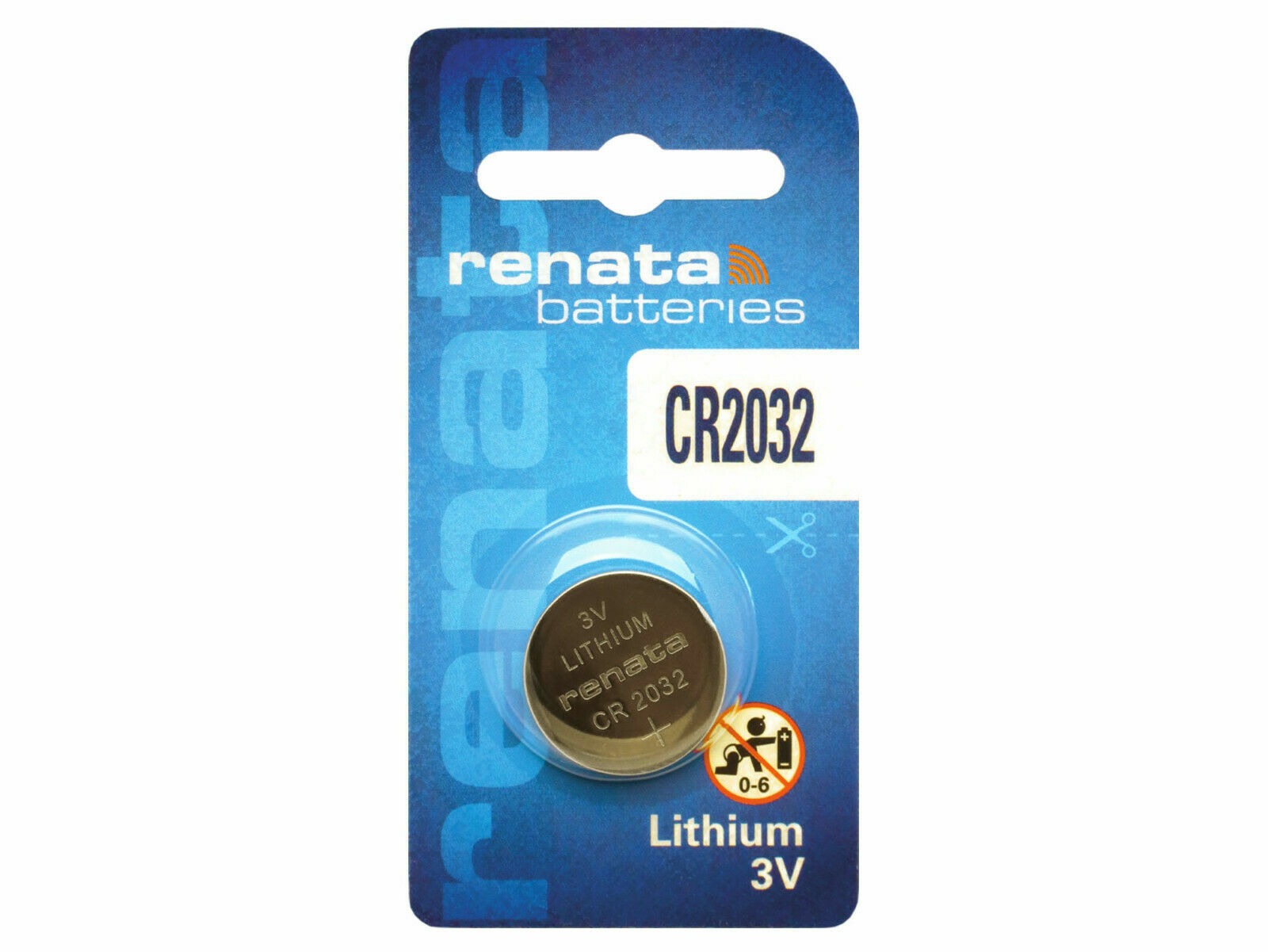 RENATA CR2032 BATTERY SWISS MADE – LITHIUM 3V COIN BUTTON CELL BATTERIES