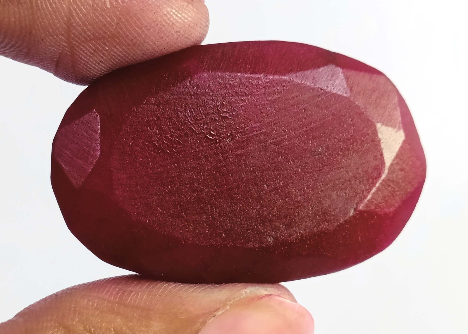 World Class Quality 83 Ct Natural Red Ruby Oval Shape IGL Gemstone 6AHL