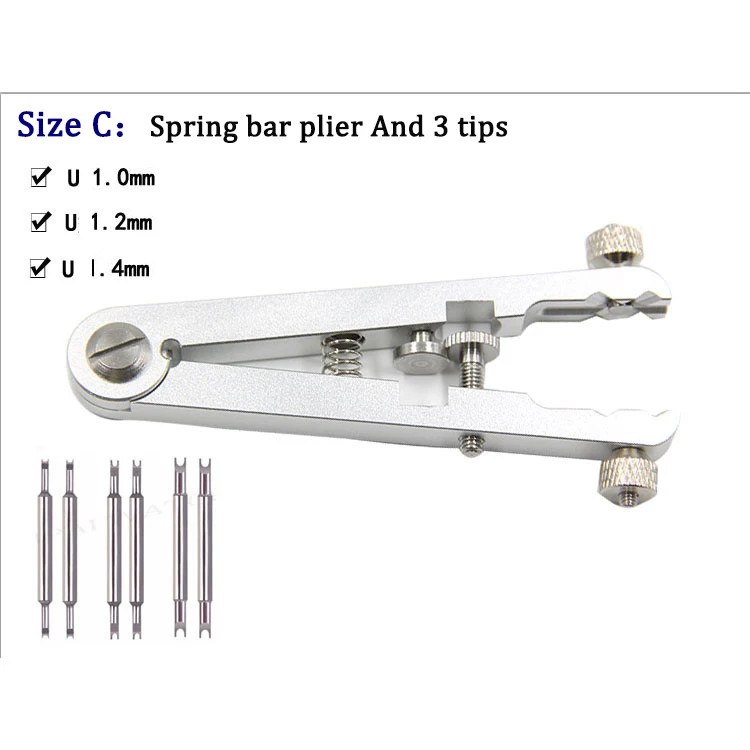 316 Stainless Steel 6825 Watch Spring Bar Pliers Bracelet Removal Tool