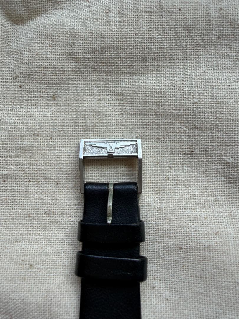 Longines Square Manual Wind Watch Black Dial Used