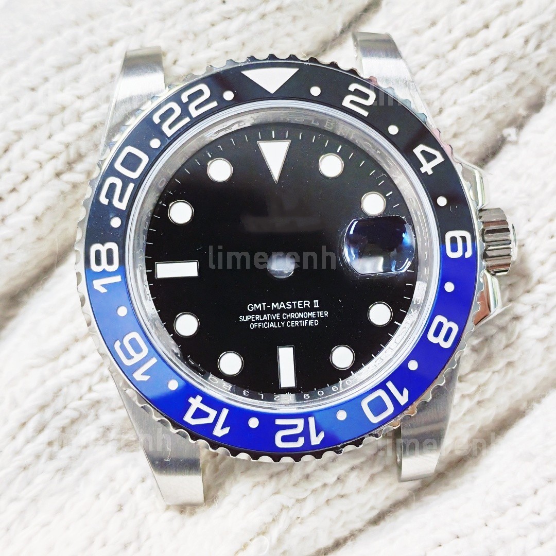 DIY SET for 3285 watch case + dial + hands + Stainless Steel Strap 40mm