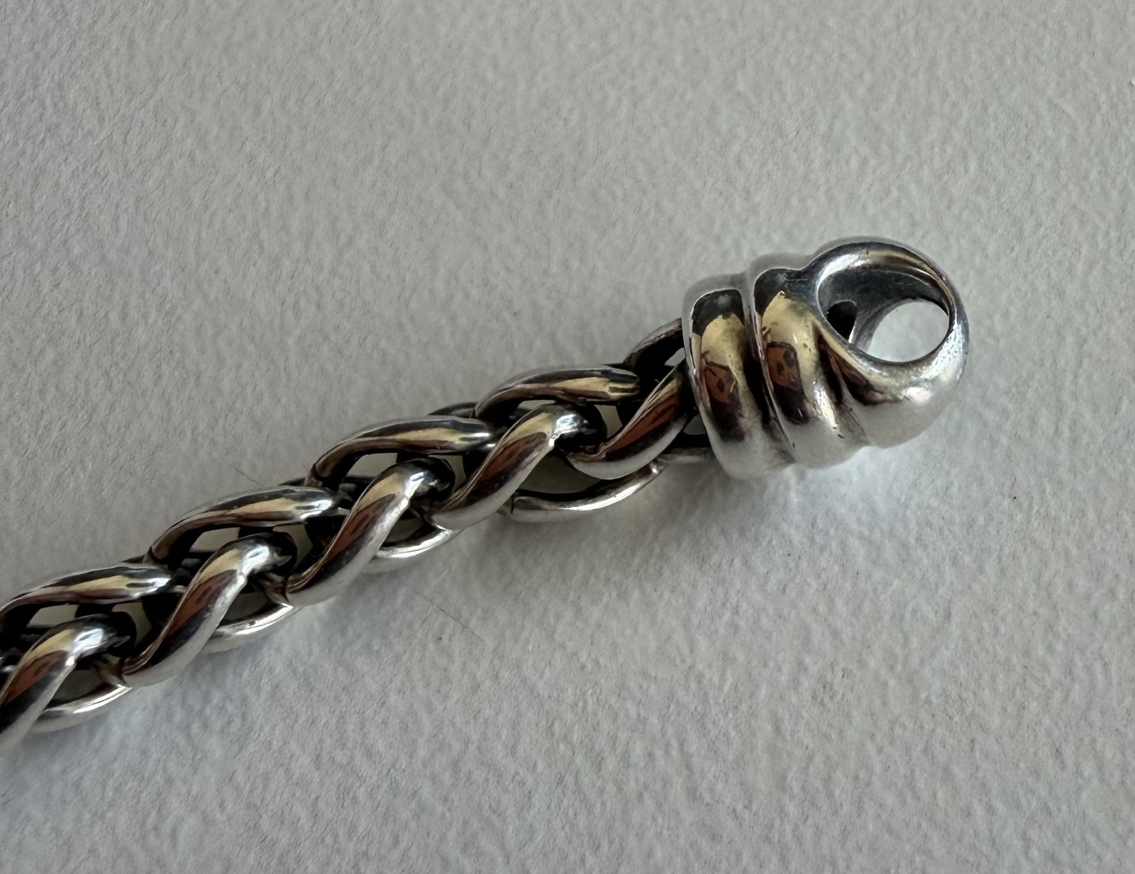 David Yurman Wheat Chain Necklace in Sterling Silver – 4mm – 22″ – FREE SHIP