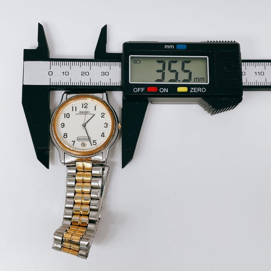 New battery/working Seiko men’s Day-Date vintage 5H23-7080