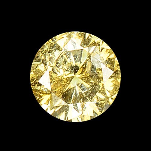 0.25 Cts Well-Chosen Round (3 x 3 mm) 100% Natural UnHeated Fancy Color Diamond