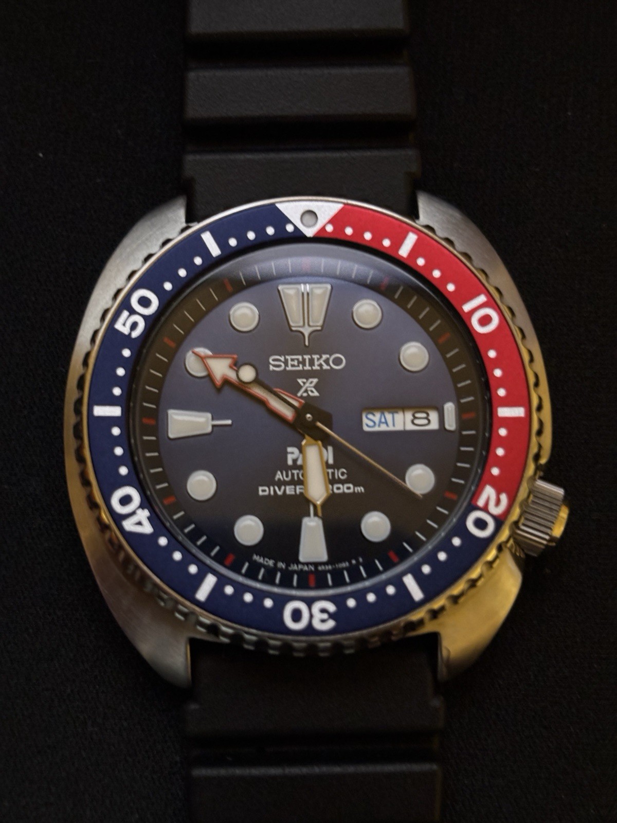 Seiko Prospex Turtle PADI SRPE99K1 Automatic 200M Diver’s Watch – Box + Papers